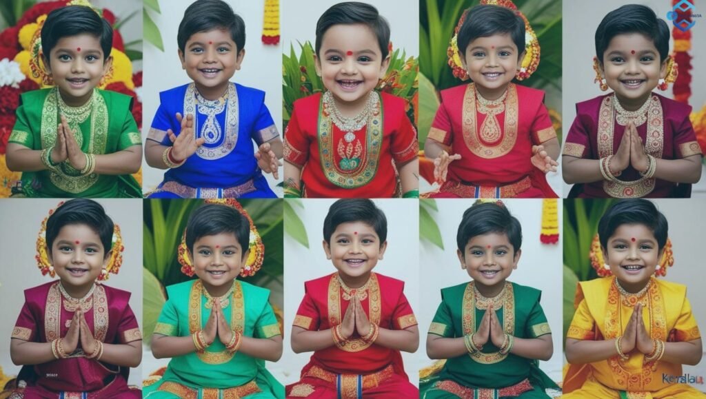 Onam Dress for Kids: Cute Meets Traditional
