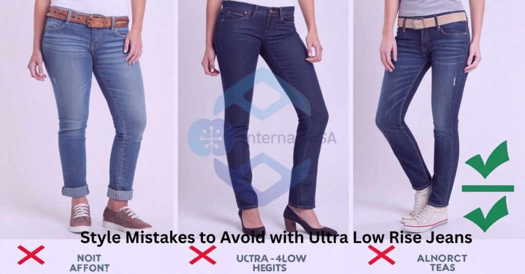 Style Mistakes to Avoid with Ultra Low Rise Jeans