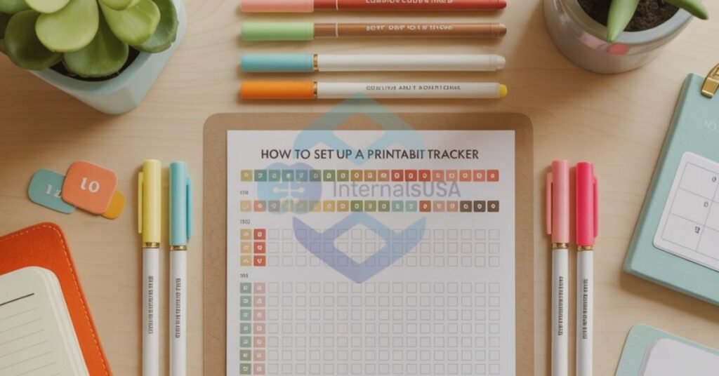 How to Set Up a Printable Habit Tracker