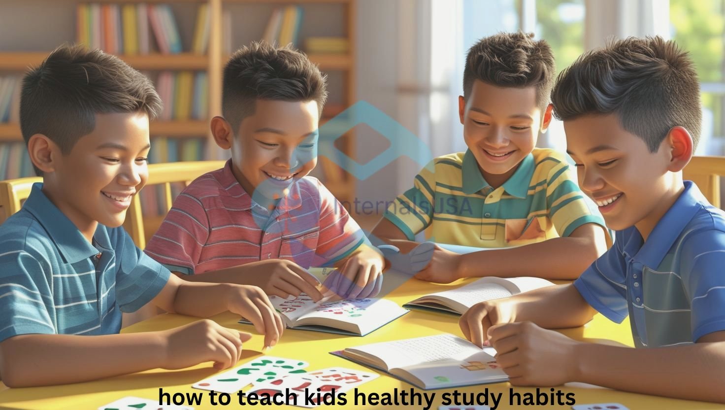 how to teach kids healthy study habits