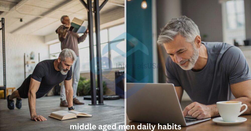middle aged men daily habits