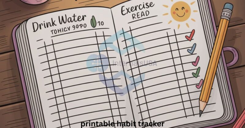 printable habit tracker