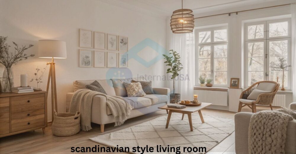 scandinavian style living room