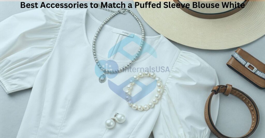 Best Accessories to Match a Puffed Sleeve Blouse White