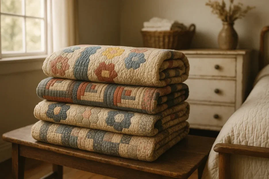 Why Old Fashioned Country Quilts Are Making a Comeback (History, Care & Décor Ideas)