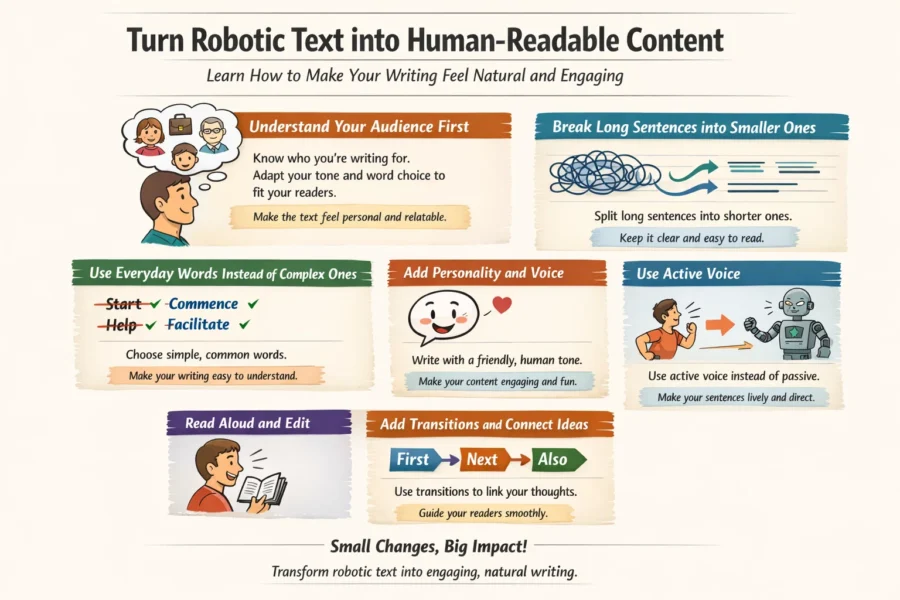 Turn Robotic Text into Smooth, Human-Readable Content