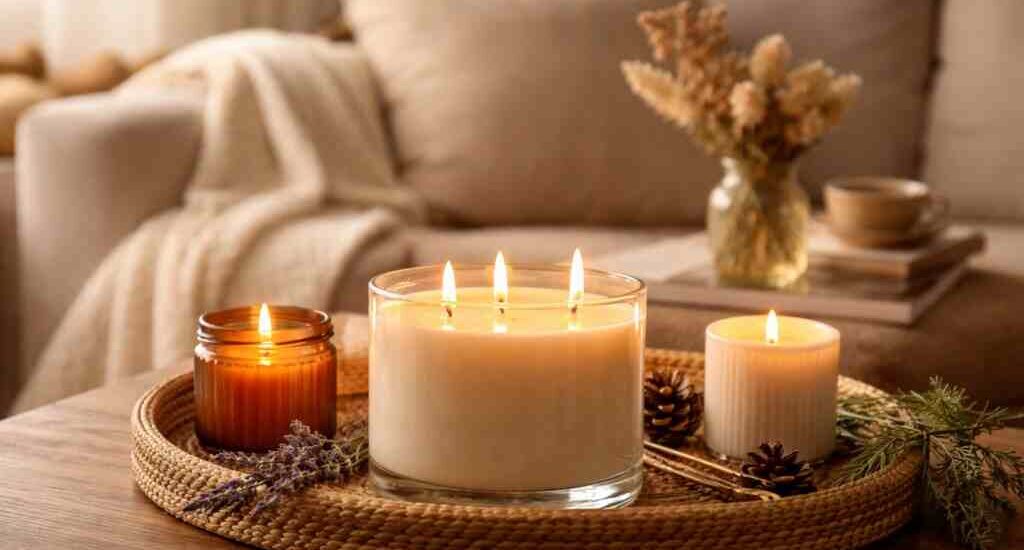 The Best Scented Candles and 3 Wick Candles for Relaxing Evenings at Home