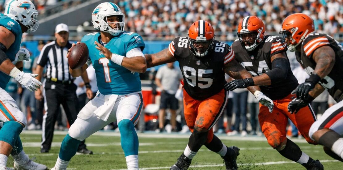 miami dolphins vs cleveland browns match player stats